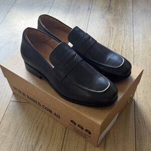 New with Box Bared Footwear Samarium Chocolate Brown Slip On Loafers Men’s 9.5